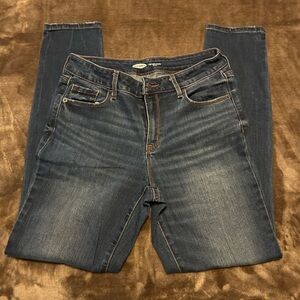 Old Navy Women's Skinny Jeans - Dark Blue